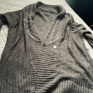 Gray women’s cardigan